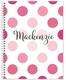 Polka Dot Spiral Notebook Image 6 of 11